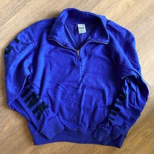 Victoria Secret Pink 1/4 zip sweatshirt